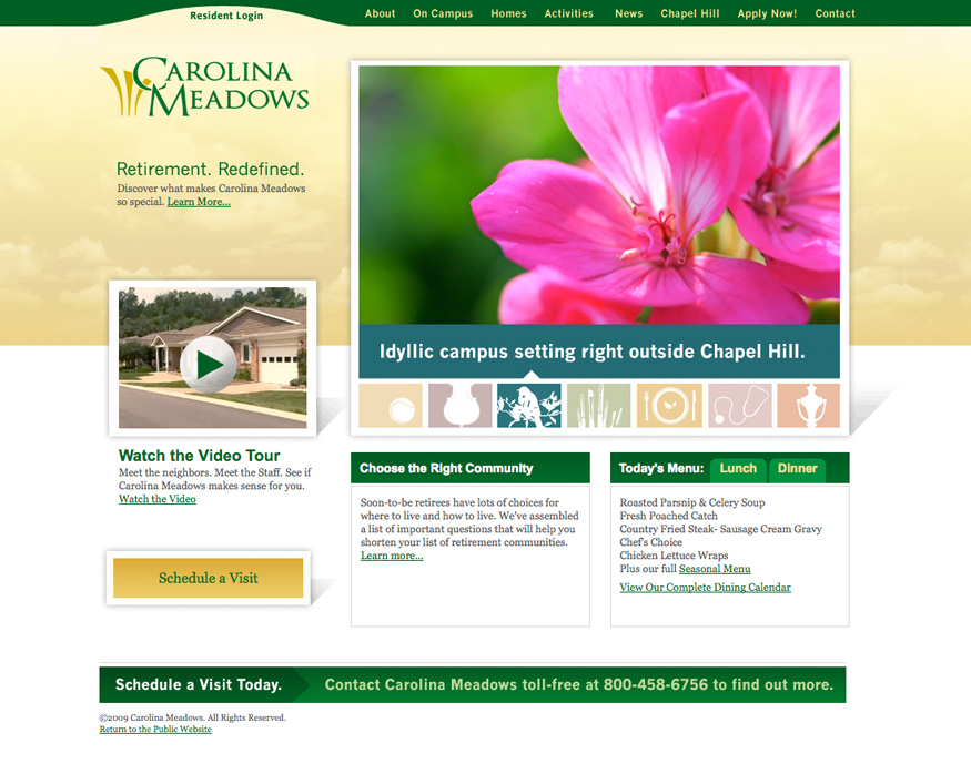 Carolina Meadows Homepage
