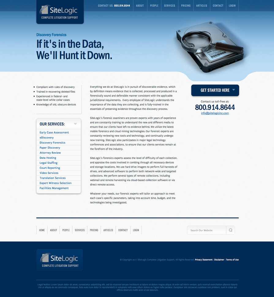 SiteLogic Interior Page