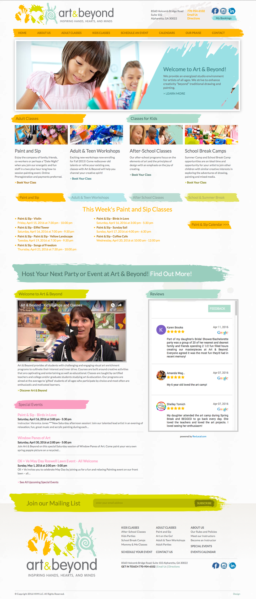 Art & Beyond Homepage