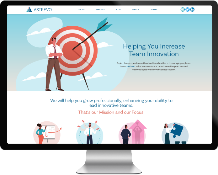 Astrevo Website Design and Development